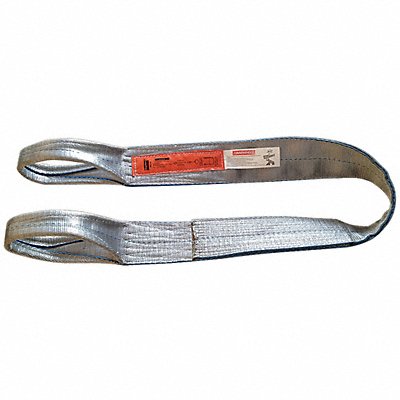 DAYTON 2MJX5 Web Sling Flat Eye 20 ft L 6 400 lb Cap.