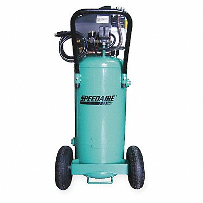SPEEDAIRE 2MLW4 Portable Air Compressor 20 gal Vertical