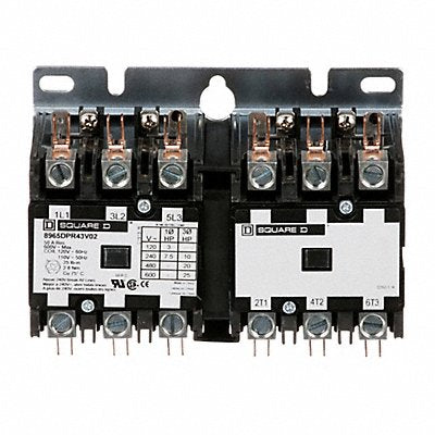 SQUARE D 8965DPR43V02 Hoist Contactor 110/120VAC 3Pole 40A