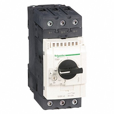 SCHNEIDER GV3P40 Manual Motor Start IEC SelectorSwtch Therm