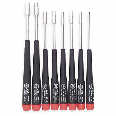 WIHA 26590 Solid Shank Precision Nut Driver Set