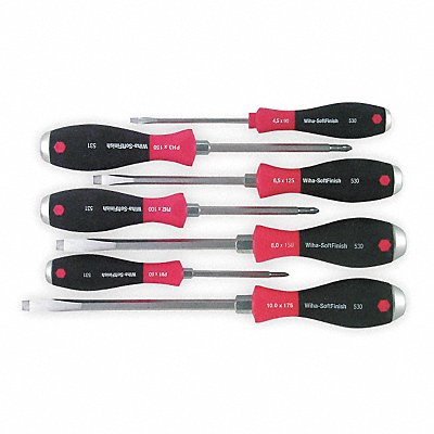 WIHA 53097 Demo Screwdriver Set Slot/Phillips 7 pcs