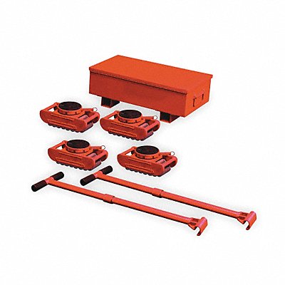 DAYTON 2MPR1 Equipment Roller Kit 33 000 lb Swivel