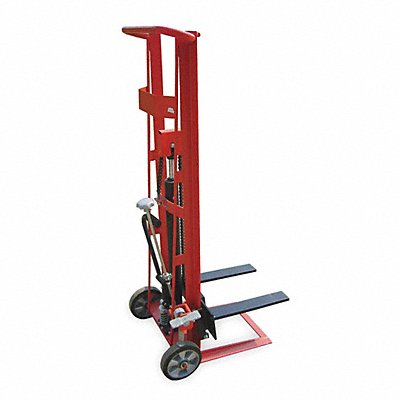 DAYTON 2MPU9 Fixed Bse Hyd Stacker 750 lb 54 In Lift