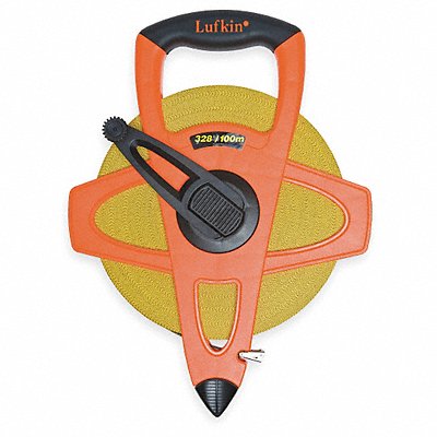 CRESCENT LUFKIN FM100CME Tape Measure 1/2 Inx328 ft Orange/Black