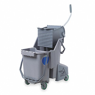 UNGER COMBG Mop Bucket and Wringer Grey 8 gal