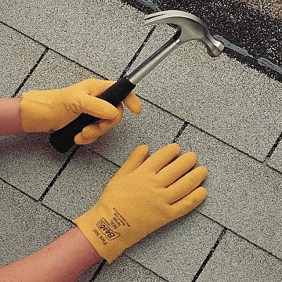 SHOWA 962XL11 PR Coated Gloves Yellow XL