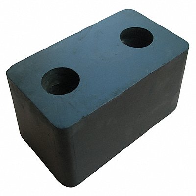 GRAINGER 2MYR7 Trailer/Crane Dock Bumper Rubber PK2