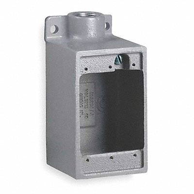 HUBBELL KILLARK FD1M Weatherproof Box 1Gang Malleable Iron