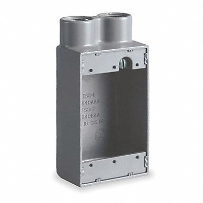 HUBBELL KILLARK FSS2M Weatherproof Box 5.50 L 2.88 W 2.00 D