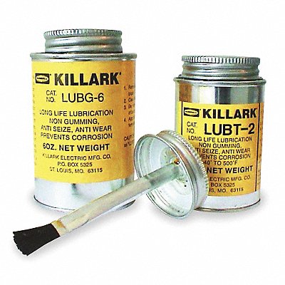 HUBBELL KILLARK LUBG6 General Purpose Anti-Seize 6 oz BrshTp Cn