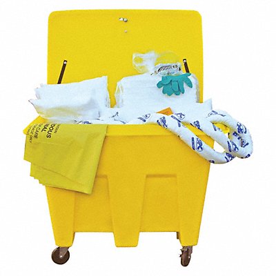 BRADY SPC ABSORBENTS SKOLT Spill Kit Oil-Based Liquids Yellow