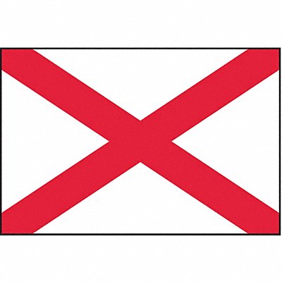 ANNIN FLAGMAKERS 140060 D3761 Alabama State Flag 3x5 Ft