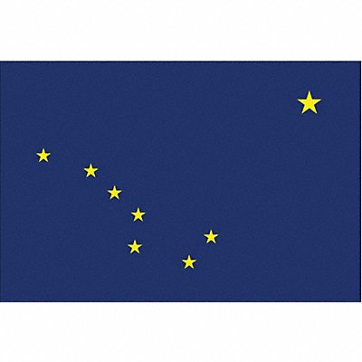 ANNIN FLAGMAKERS 140165 D3761 Alaska State Flag 3x5 Ft