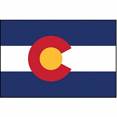 ANNIN FLAGMAKERS 140660 D3761 Colorado State Flag 3x5 Ft