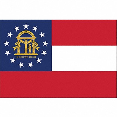 ANNIN FLAGMAKERS 141162 D3761 Georgia State Flag 3x5 Ft