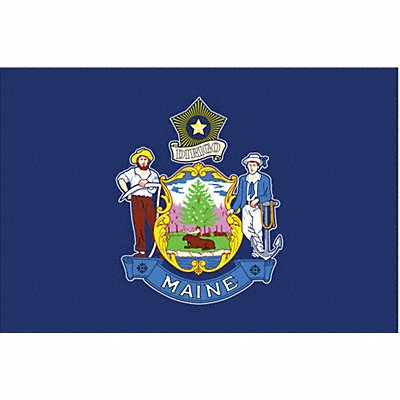 ANNIN FLAGMAKERS 142260 D3761 Maine State Flag 3x5 Ft