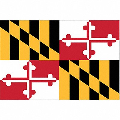 ANNIN FLAGMAKERS 142360 D3761 Maryland State Flag 3x5 Ft
