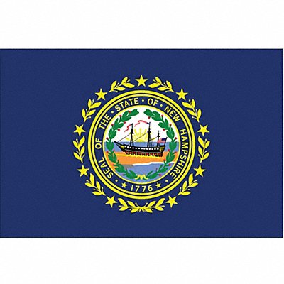 ANNIN FLAGMAKERS 143460 D3761 New Hampshire State Flag 3x5 Ft
