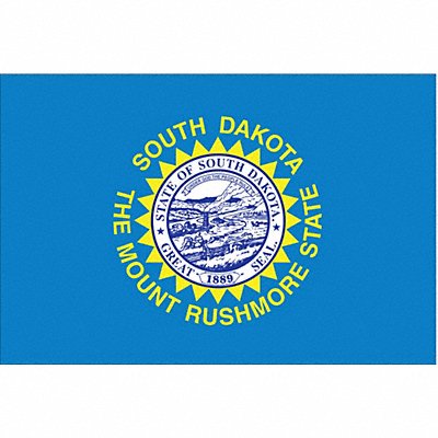 ANNIN FLAGMAKERS 144960 D3761 South Dakota State Flag 3x5 Ft