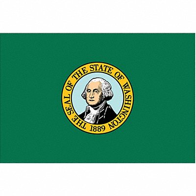 ANNIN FLAGMAKERS 145760 D3761 Washington State Flag 3x5 Ft