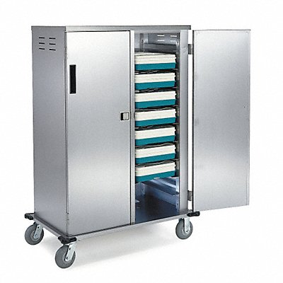 LAKESIDE 5720 Meal Delivery Cart 63 in H SS