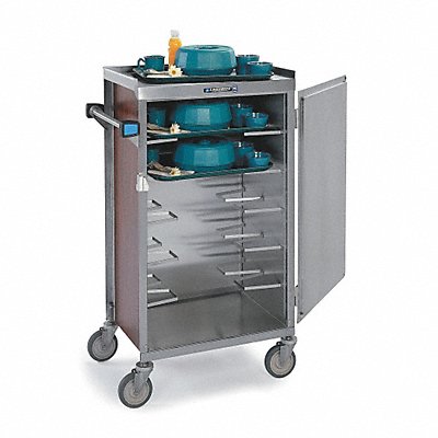 LAKESIDE 654W Food Tray Cart 46 7/8 in H SS