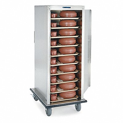 LAKESIDE 541 Meal Delivery Cart 60 in H Aluminum