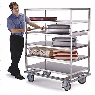 LAKESIDE 587 Banquet Cart 30 3/4 W 64 3/4 H Silver