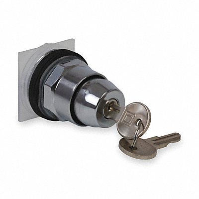 SCHNEIDER ELECTRIC 9001KS12K3 Keyed Selector Switch Black 2Pos 30mm