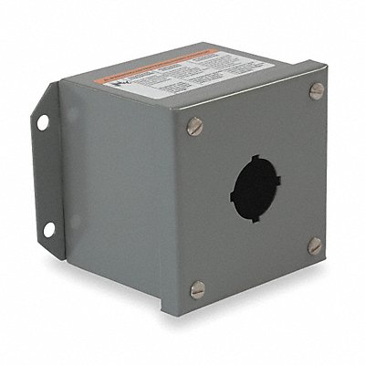 SCHNEIDER ELECTRIC 9001KYAF1 Push Button Enclosure 30mm 1Hole Steel