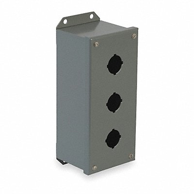 SCHNEIDER ELECTRIC 9001KYAF3 Push Button Enclosure 30mm 3Holes Steel