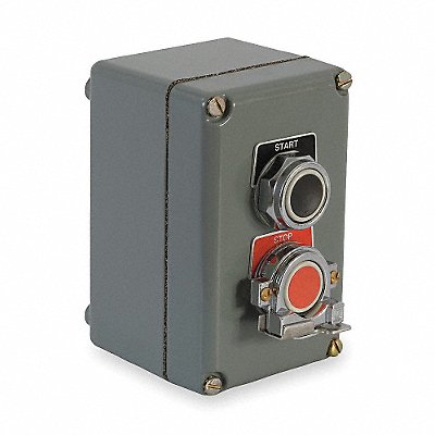 SCHNEIDER ELECTRIC 9001KYK23 Control Station Dead-End 2 Buttons Blk/Red