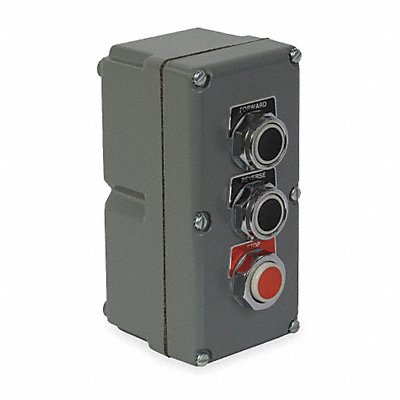 SCHNEIDER ELECTRIC 9001KYK31 Control Station Dead-End 3 Buttons Blk/Red