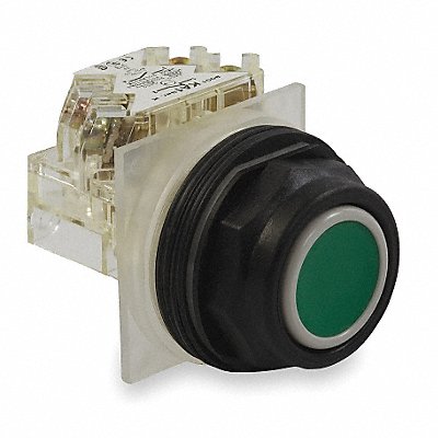 SCHNEIDER ELECTRIC 9001SKR1GH13 H7068 Flush Push Button Operator Non Illuminated Grn SPDT