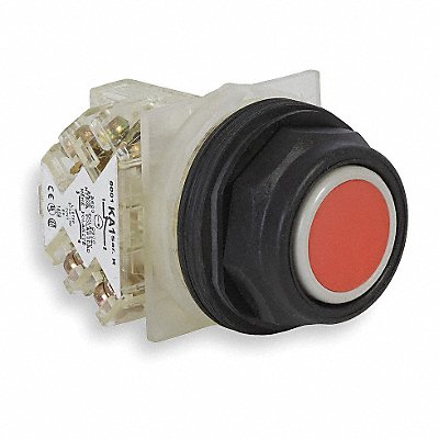 SCHNEIDER ELECTRIC 9001SKR1RH13 H7068 Flush Push Button Operator Non Illuminated Red SPDT
