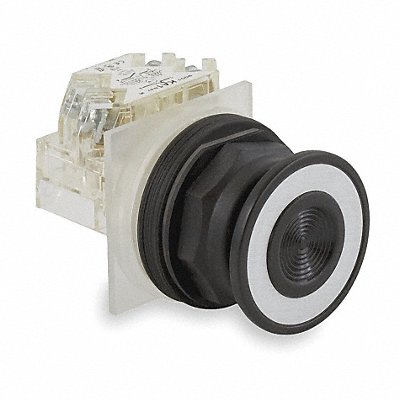 SCHNEIDER ELECTRIC 9001SKR9BH13 H7093 Mushroom Head Push Button Non Illuminated Blk SPDT