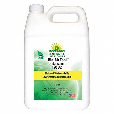 RENEWABLE LUBRICANTS 83113 Air Tool Lubricant Synthetic Base 1 gal.
