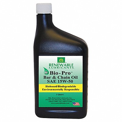 RENEWABLE LUBRICANTS 80611 Chainsaw Lube 1 qt. Jug