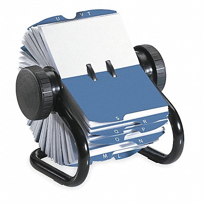 ROLODEX 67236 Rotary Card File 200 Ct Metal
