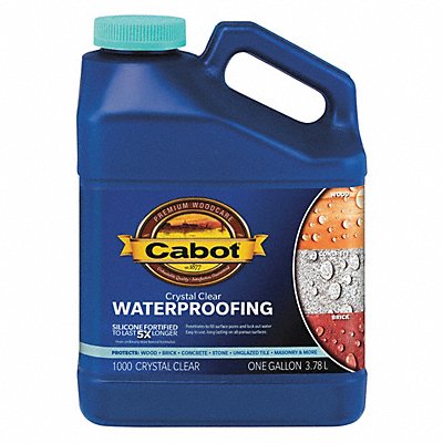 CABOT 1400000000000 Sealer Crystal Clear Flat 1 gal.