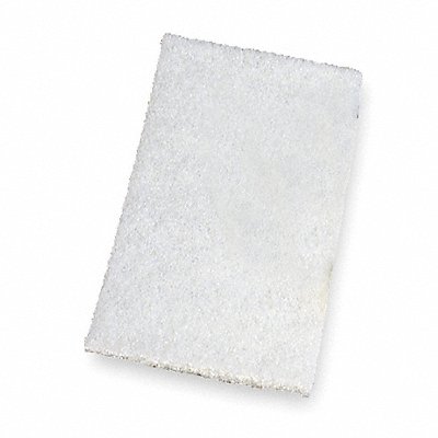 TOUGH GUY 2NTG7 Scouring Pad 9 in L White PK20