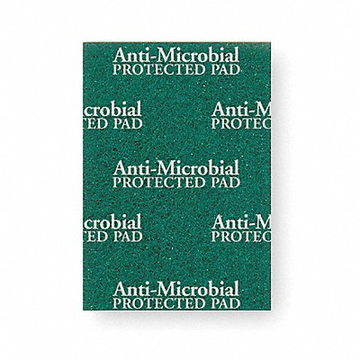 TOUGH GUY 2NTJ3 Scouring Pad 8 7/8 in L Green PK20