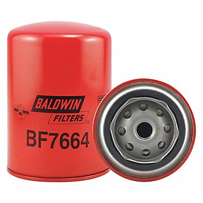 BALDWIN FILTERS BF7664 Fuel Filter 5-3/8 x 3-11/16 x 5-3/8 In
