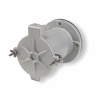 HUBBELL VR20322 Pn Slv Rec Grey 200 A 2Pl Single