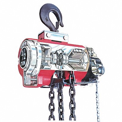INGERSOLL RAND / ARO 7756E1C10C6S Air Chain Hoist 1100 lb Cap. 10 ft Lft