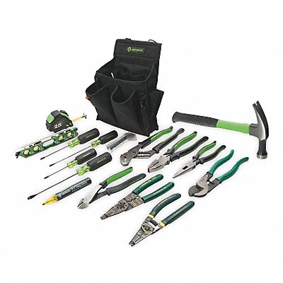 GREENLEE 15912 General Hand Tool Kit No of Pcs. 17
