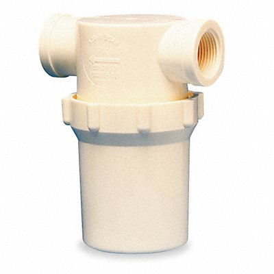 RON-VIK 5731590 Inline Strainer 5 3/8 H White 305 micron