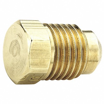 PARKER 639F8 Plug Brass Tube 1/2 in 3/4-16 PK10