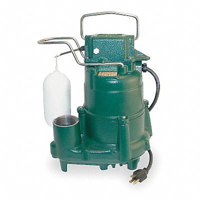 ZOELLER 980077 HP 1/2 Sump Pump Vertical Float
